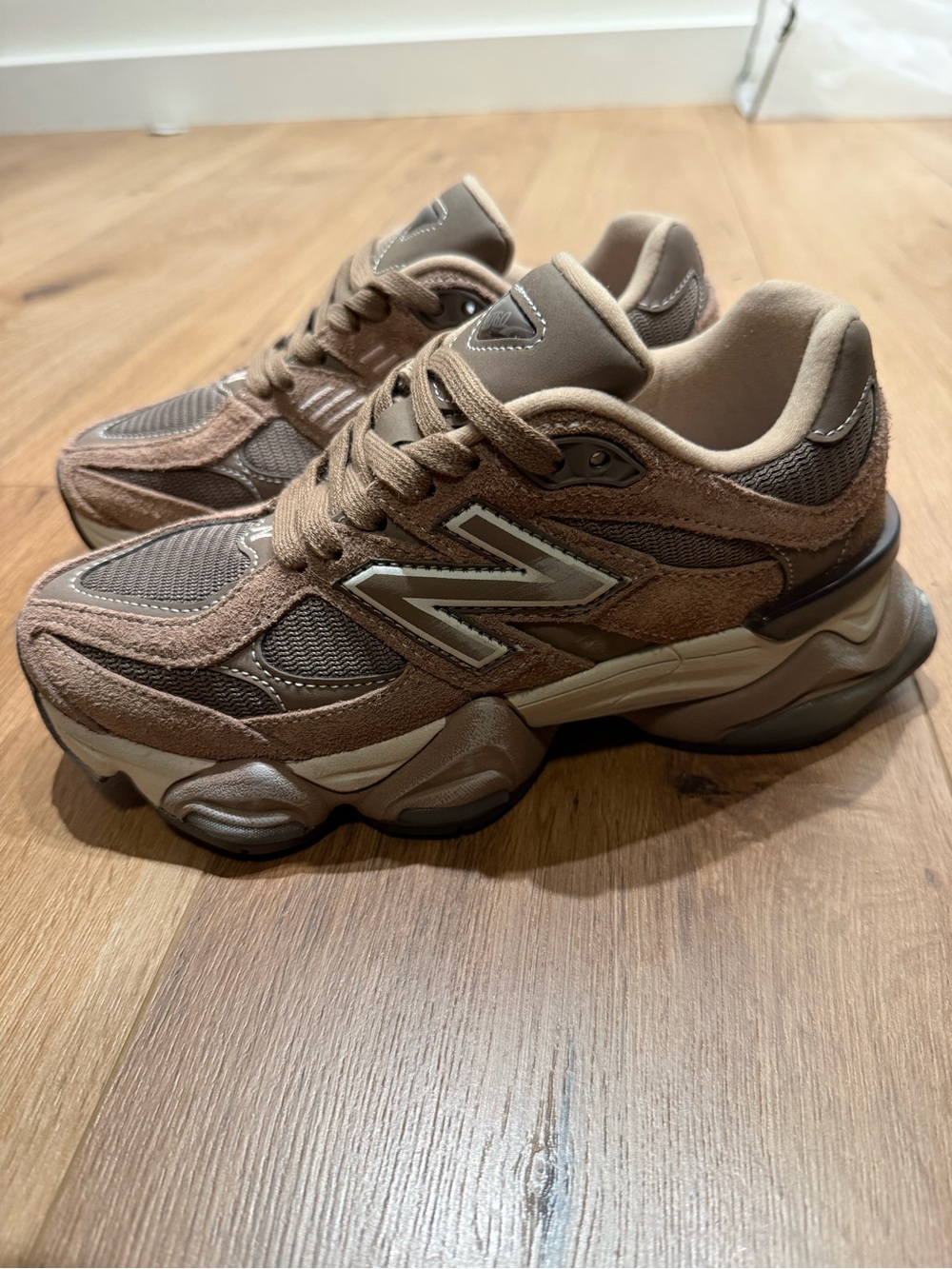 New Balance Kids Brown Chunky Lace-Up Sneakers